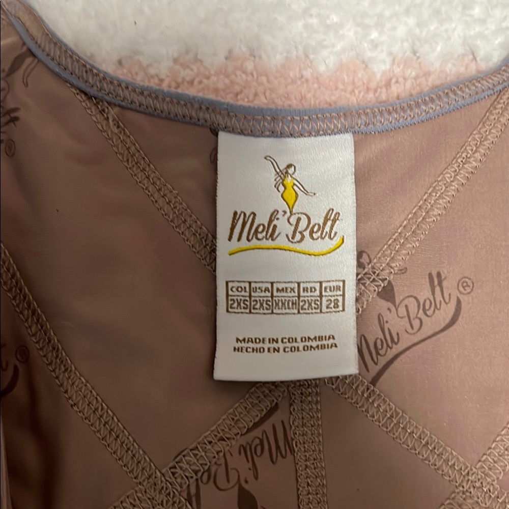 Meli Belt Shapewear in Pink and Brown